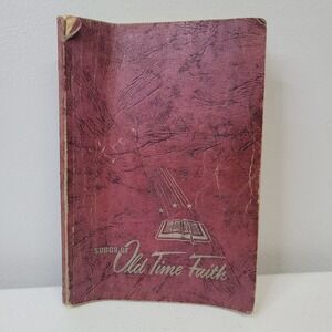Songs of Old Time Faith 1953 John T Benson Jr Gospel Hymnal Sheet Music Book